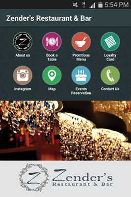 Emulate Android APK Zenders Restaurant Bar Emulate Android APK Zenders Restaurant Bar