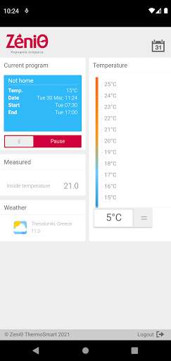 Run android online APK ZeniΘ ThermoSmart from MyAndroid or emulate ZeniΘ ThermoSmart using MyAndroid Run android online APK ZeniΘ ThermoSmart from MyAndroid or emulate ZeniΘ ThermoSmart using MyAndroid
