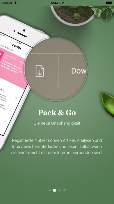 Emulate iPhone app zenith Magazine using MyAndroid Emulate iPhone app zenith Magazine using MyAndroid