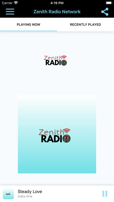 Emulate iPhone app Zenith Radio Network using MyAndroid