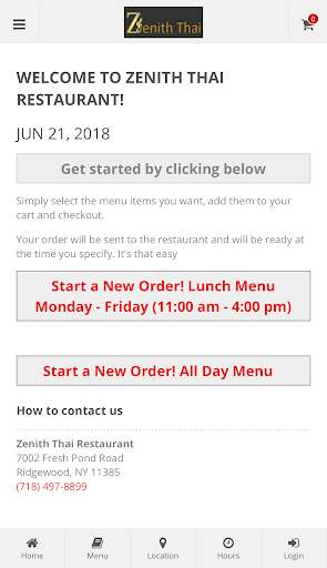 Run android online APK Zenith Thai Restaurant from MyAndroid or emulate Zenith Thai Restaurant using MyAndroid Run android online APK Zenith Thai Restaurant from MyAndroid or emulate Zenith Thai Restaurant using MyAndroid