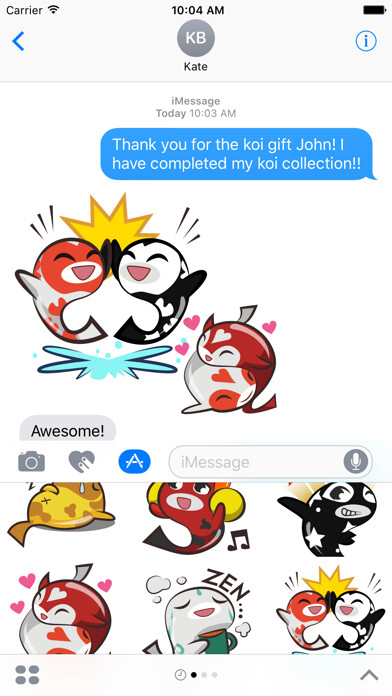 Emulate iPhone app Zen Koi Starter Pack using MyAndroid