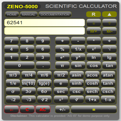 Run android online APK ZENO5000 SCIENTIFIC CALCULATOR from MyAndroid or emulate ZENO5000 SCIENTIFIC CALCULATOR using MyAndroid Run android online APK ZENO5000 SCIENTIFIC CALCULATOR from MyAndroid or emulate ZENO5000 SCIENTIFIC CALCULATOR using MyAndroid