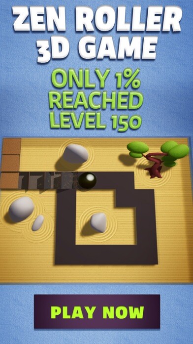 Emulate iPhone app Zen Roller 3D Game using MyAndroid
