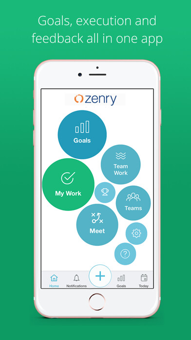 Emulate iPhone app Zenry: Achieve goals using MyAndroid