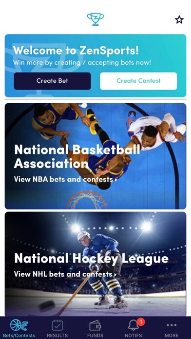 Emulate iPhone app ZenSports Bet US using MyAndroid