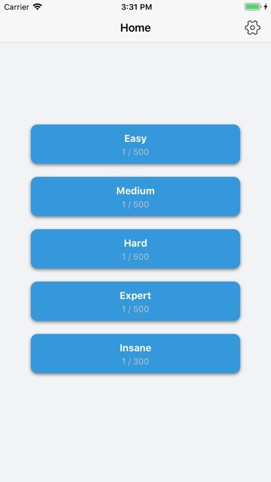 Emulate iPhone app Zen Sudoku - classic soduku using MyAndroid