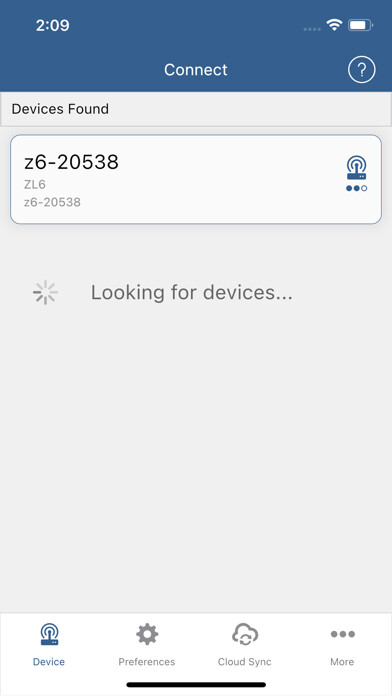 Emulate iPhone app ZENTRA Utility using MyAndroid