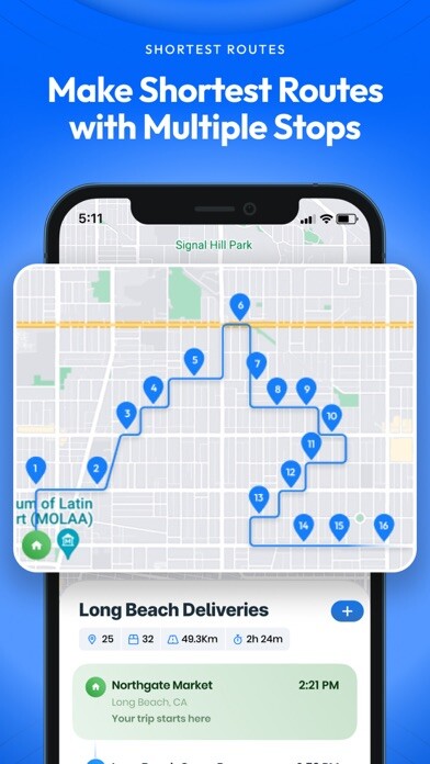 Emulate iPhone app Zeo Route Planner using MyAndroid