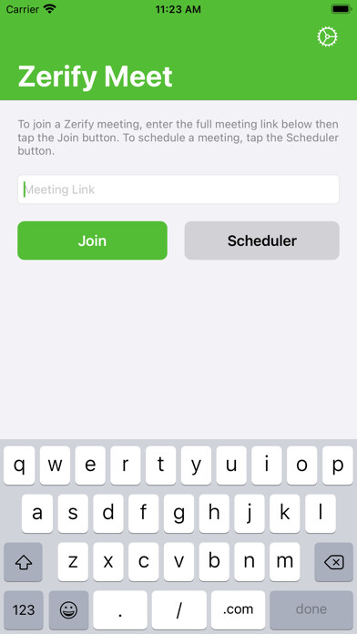 Emulate iPhone app Zerify Meet using MyAndroid Emulate iPhone app Zerify Meet using MyAndroid