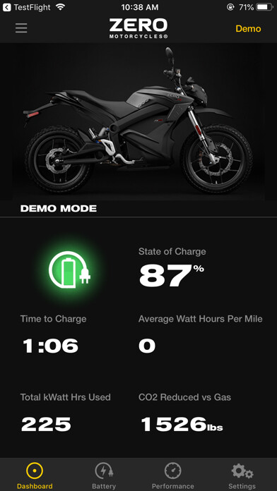 Emulate iPhone app Zero Motorcycles using MyAndroid Emulate iPhone app Zero Motorcycles using MyAndroid