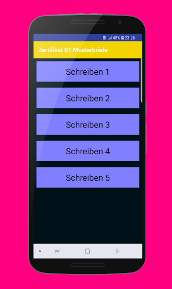 Run android online APK Zertifikat Deutsch B1 Musterbriefe from MyAndroid or emulate Zertifikat Deutsch B1 Musterbriefe using MyAndroid Run android online APK Zertifikat Deutsch B1 Musterbriefe from MyAndroid or emulate Zertifikat Deutsch B1 Musterbriefe using MyAndroid