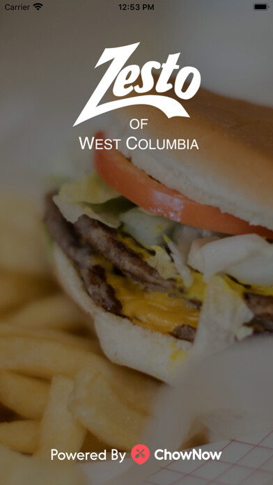 Emulate iPhone app Zesto Of West Columbia using MyAndroid