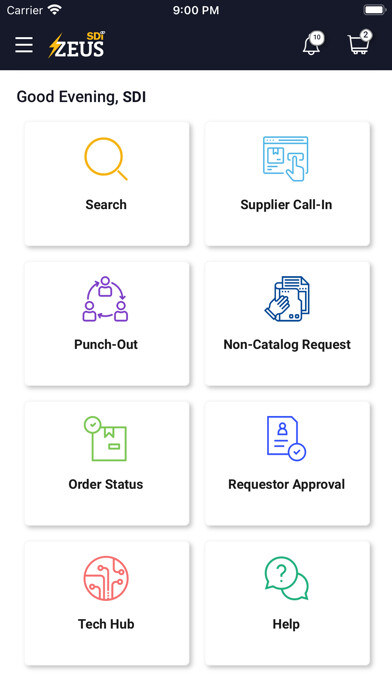Emulate iPhone app Zeus Ordering using MyAndroid