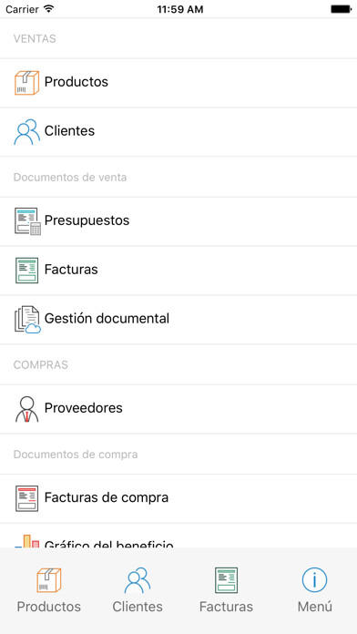 Emulate iPhone app ZFactura Cloud using MyAndroid