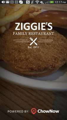Emulate Android APK Ziggies Family Restaurant
