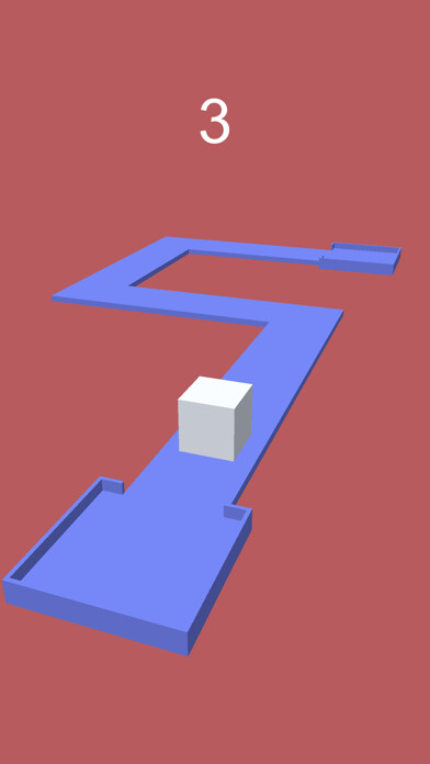 Emulate iPhone app Zig Zag: Cube using MyAndroid