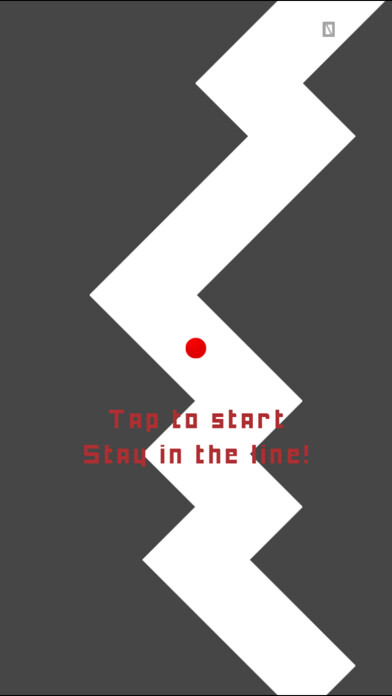 Emulate iPhone app ZigZag Line - Impossible Game using MyAndroid