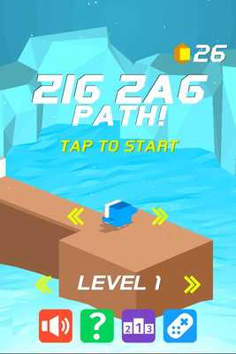 Emulate Android APK Zig Zag Path Tap