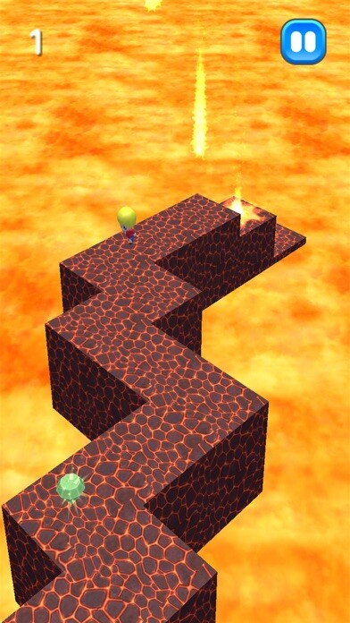 Emulate iPhone app ZigZag Run - Escape from Hell using MyAndroid