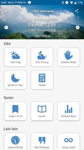 Run android online APK Zikir Indonesia - Quran & Dzikir Ramadhan from MyAndroid or emulate Zikir Indonesia - Quran & Dzikir Ramadhan using MyAndroid