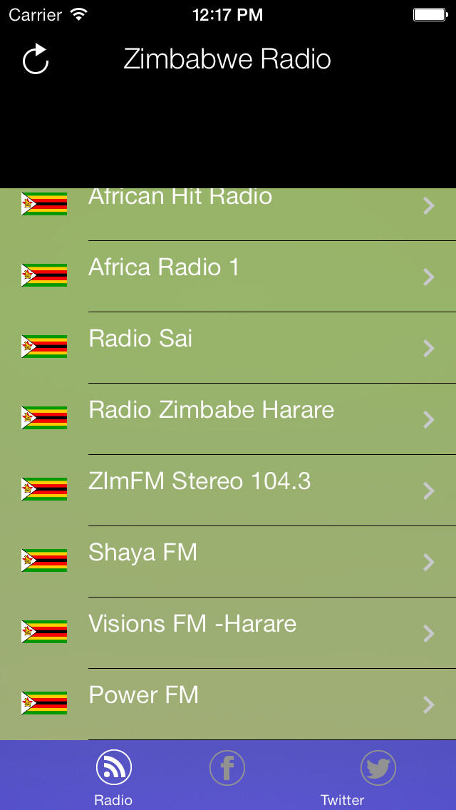 Emulate iPhone app Zimbabwe Radios using MyAndroid Emulate iPhone app Zimbabwe Radios using MyAndroid