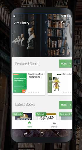 Run android online APK Zim Library from MyAndroid or emulate Zim Library using MyAndroid