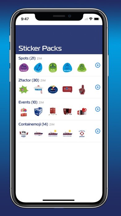 Emulate iPhone app ZIM Stickers Multi Pack using MyAndroid Emulate iPhone app ZIM Stickers Multi Pack using MyAndroid