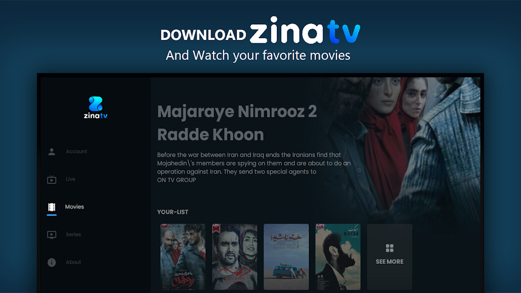 Run android online APK Zina TV from MyAndroid or emulate Zina TV using MyAndroid Run android online APK Zina TV from MyAndroid or emulate Zina TV using MyAndroid