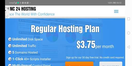 Run android online APK Zinc24 Hosting from MyAndroid or emulate Zinc24 Hosting using MyAndroid