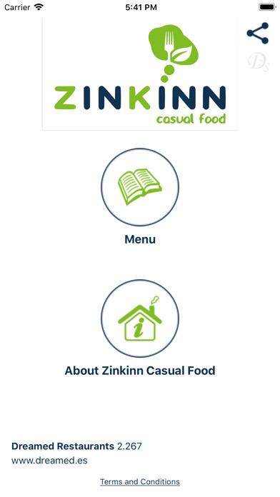 Emulate iPhone app Zinkinn Casual Food using MyAndroid Emulate iPhone app Zinkinn Casual Food using MyAndroid