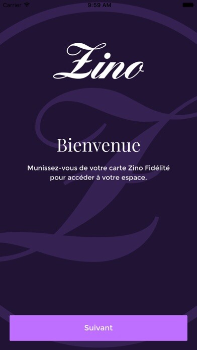Emulate iPhone app Zino Privilèges using MyAndroid