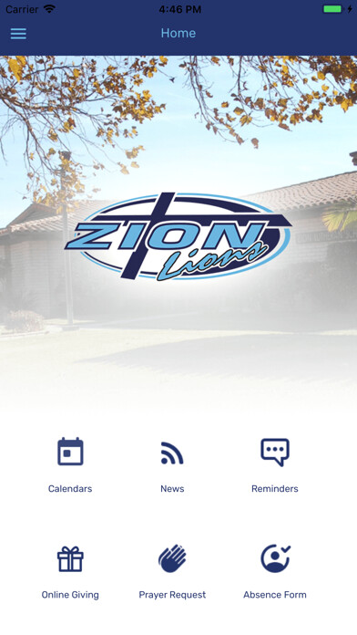 Emulate iPhone app Zion Lutheran Anaheim using MyAndroid Emulate iPhone app Zion Lutheran Anaheim using MyAndroid