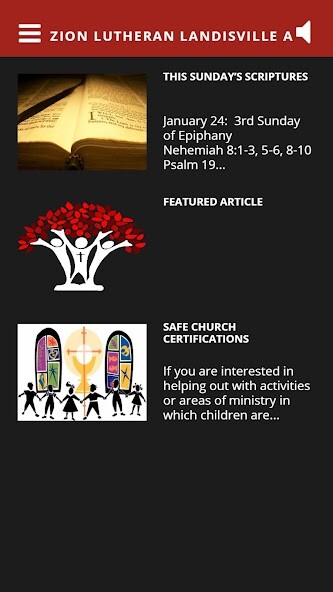 Run android online APK Zion Lutheran Landisville App from MyAndroid or emulate Zion Lutheran Landisville App using MyAndroid