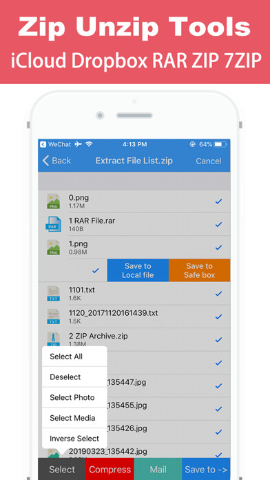 Emulate iPhone app ZipArchiver- RAR Zip File Tool using MyAndroid Emulate iPhone app ZipArchiver- RAR Zip File Tool using MyAndroid