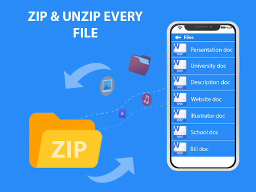 Run android online APK Zip File Reader & Extractor from MyAndroid or emulate Zip File Reader & Extractor using MyAndroid