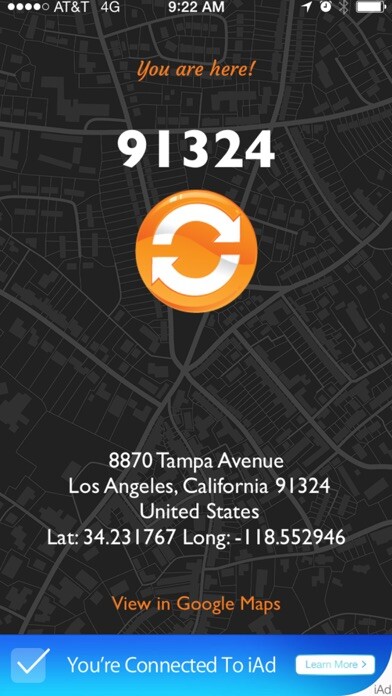 Emulate iPhone app Zip & Location Finder using MyAndroid Emulate iPhone app Zip & Location Finder using MyAndroid
