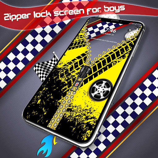 Run android online APK Zipper lock screen for boys from MyAndroid or emulate Zipper lock screen for boys using MyAndroid