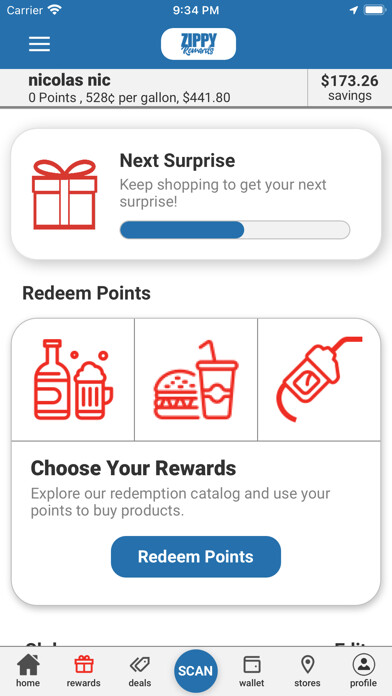 Emulate iPhone app Zippy Rewards using MyAndroid Emulate iPhone app Zippy Rewards using MyAndroid