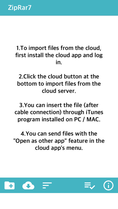 Emulate iPhone app ZipRar7 - Unzip the file using MyAndroid Emulate iPhone app ZipRar7 - Unzip the file using MyAndroid