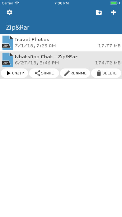 Emulate iPhone app Zip&Rar - Extract Your Files using MyAndroid Emulate iPhone app Zip&Rar - Extract Your Files using MyAndroid