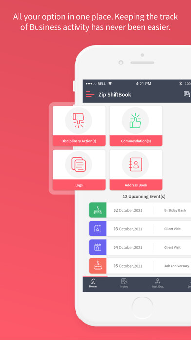 Emulate iPhone app Zip ShiftBook using MyAndroid