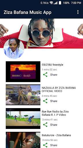 Run android online APK Ziza Bafana Music App from MyAndroid or emulate Ziza Bafana Music App using MyAndroid