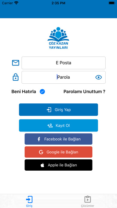 Emulate iPhone app Çöz Kazan Yayınları using MyAndroid Emulate iPhone app Çöz Kazan Yayınları using MyAndroid
