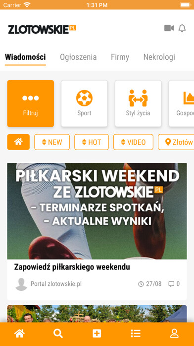 Emulate iPhone app zlotowskie.pl using MyAndroid Emulate iPhone app zlotowskie.pl using MyAndroid