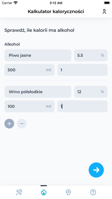 Emulate iPhone app Znaj Ryzyko using MyAndroid