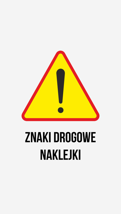 Emulate iPhone app Znaki drogowe naklejki using MyAndroid