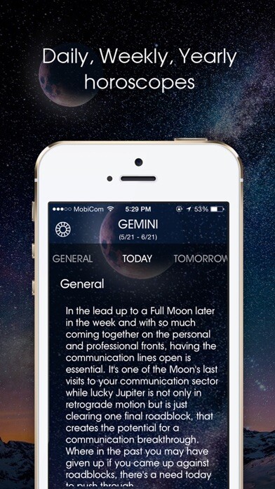 Emulate iPhone app Zodiak - Daily, Weekly, Yearly, Horoscope using MyAndroid Emulate iPhone app Zodiak - Daily, Weekly, Yearly, Horoscope using MyAndroid