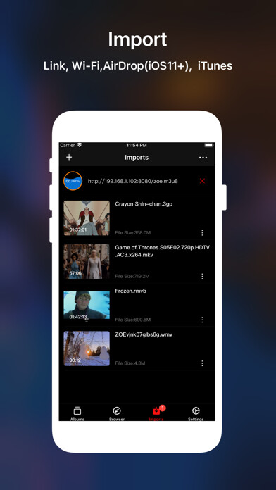 Emulate iPhone app ZOE - Video Player PRO using MyAndroid Emulate iPhone app ZOE - Video Player PRO using MyAndroid