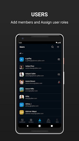 Emulate iPhone app Zoho Mail Admin using MyAndroid Emulate iPhone app Zoho Mail Admin using MyAndroid